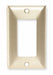 Rocker Wall Plate Stnd Brass 1Gng Brsh