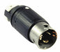 LckPlg Strt 50 A Blk White Nylon 4Blds