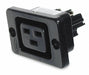 Receptacle Single 20A Non-NEMA 250V Blck