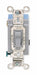 Wall Switch Gray 15A Back Side SnglPole