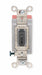 WllSwtch Blk 20A Bk Sd DblPole/DblThrow