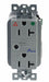 Receptacle Gray 20 A 2P3W Back 1PK