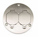 Floor Box Cover Round Aluminum 3 7/8 in.