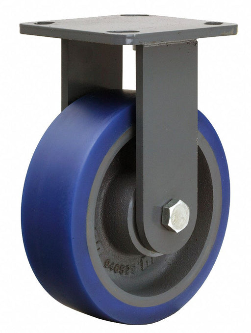 Plate Caster Rigid Polyurethane 7 H