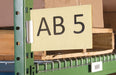 LabelHolder 11inL 3inW Yellow PK10