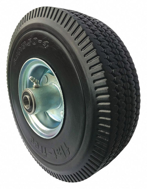 Flat-Free Wheel 10 dia 350lb 4.10/3.50-4