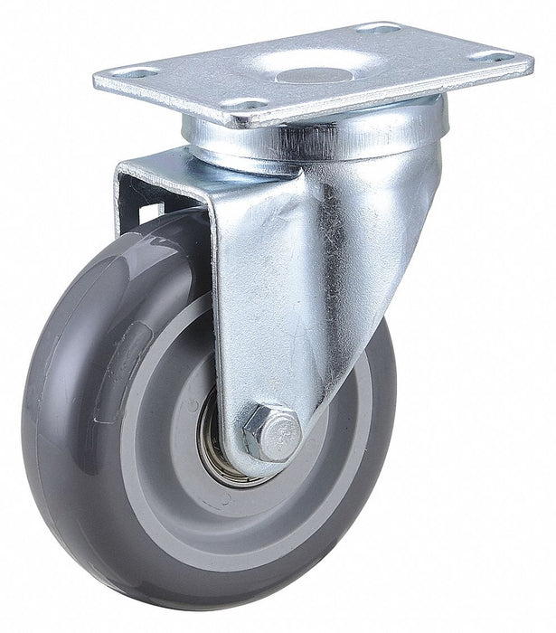 PlateCaster Swivel Polyurethane 5 3/16 H