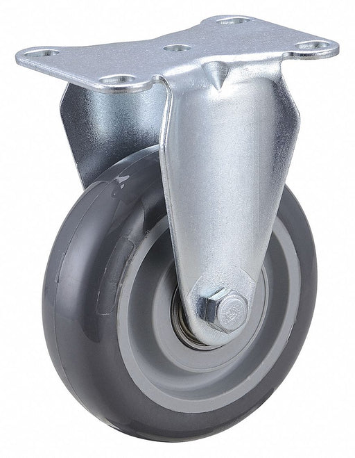 Plate Caster Rigid Polyurethane 5 3/16 H