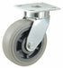 Plate Caster Swivel Rubber 7 1/2 H