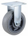 Plate Caster Rigid Rubber 7 1/2 H