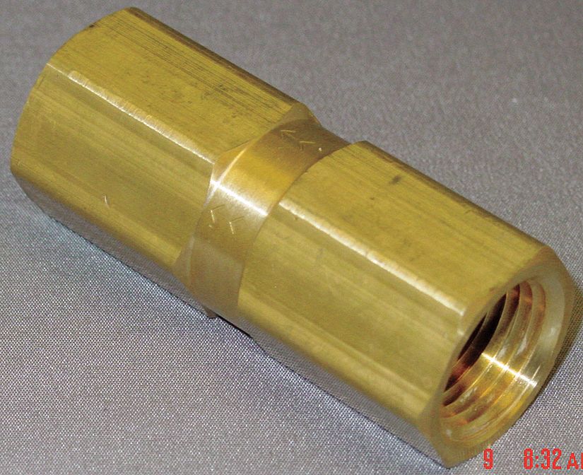 Piston Spring Check Valve