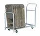 Folding/Stacked Chair Cart 50-3/4 x 22in