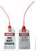 Danger Tag 5 3/4in H 3 1/4in W PVC PK10