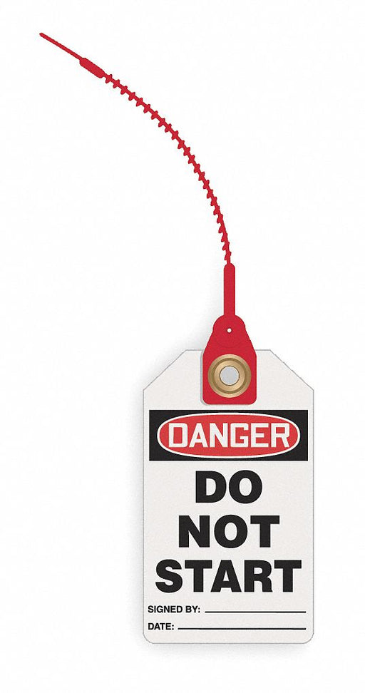 Loop n Lock Danger Tag 5 7/8in H PK10