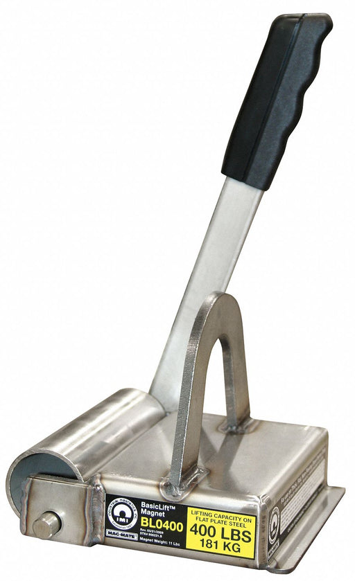 Lifting Magnet 400 lb Flat Cap. 3 in L