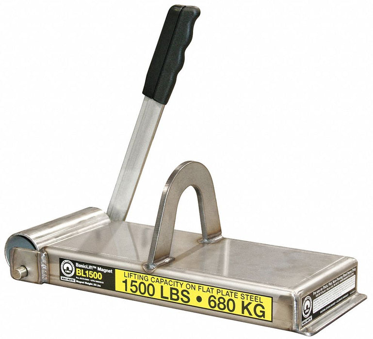 Lifting Magnet 1 500 lb Flat Cap. 10 L