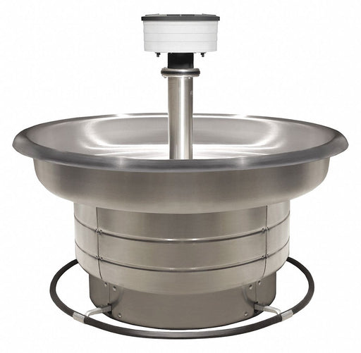 Wash Fountain 54 in L 54 in W Silver