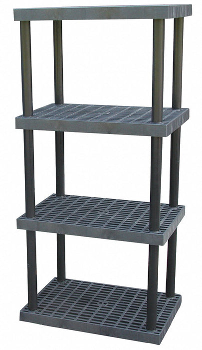 Plstc Shelf 24inx75inx36inShlfLdCp 250lb