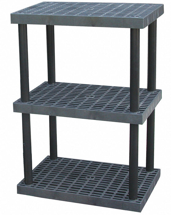 Plstc Shelf 24inx51inx36inShlfLdCp 250lb