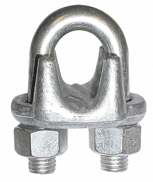 Wire Rope U-Bolt Clip 1/8 in Rope dia.