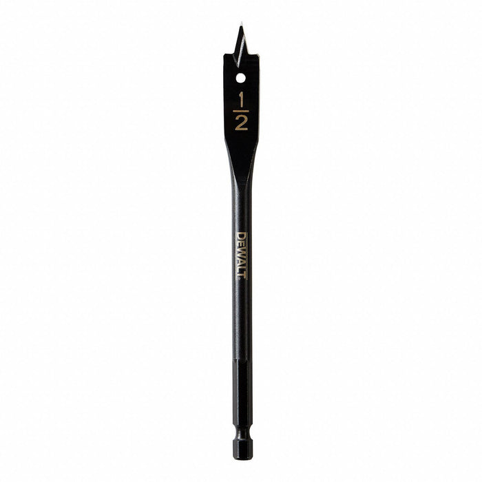 Spade Bit Dia 1/2 Shank Hex 1/4