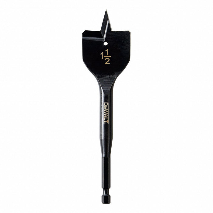 Spade Bit Dia 1 1/2 Shank Hex 1/4