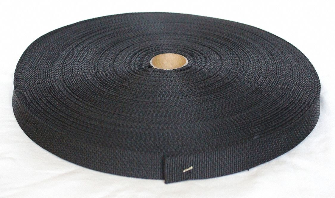 G2366 Webbing Polypropylene 3/4 W Black