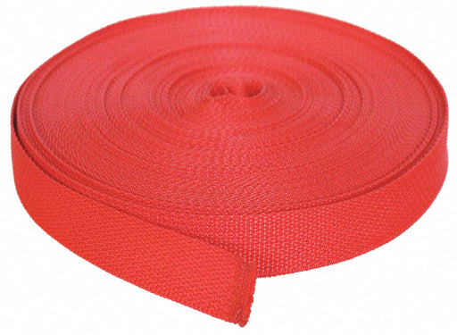 G2366 Webbing Polypropylene 3/4 W Red