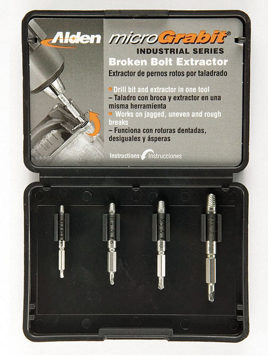 Screw Extractor Set 4pc HSS Plastic Case