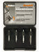 Screw Extractor Set 4pc HSS Plastic Case