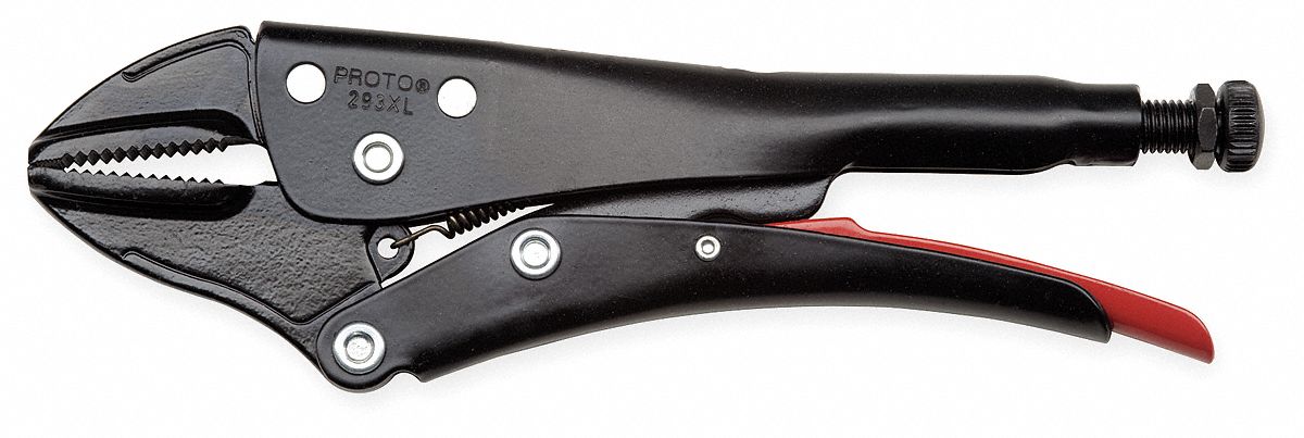 Locking Plier Plain Grip 9-1/4 L