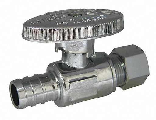 Water Supply Stop Brass 1/4-Turn 1/2 