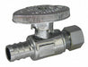 Water Supply Stop Brass 1/4-Turn 1/2 