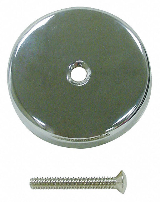 One-Hole Overflow Plate Kissler Brass