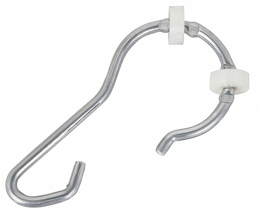 Shower Curtain Hooks 1 3/5 in W PK13