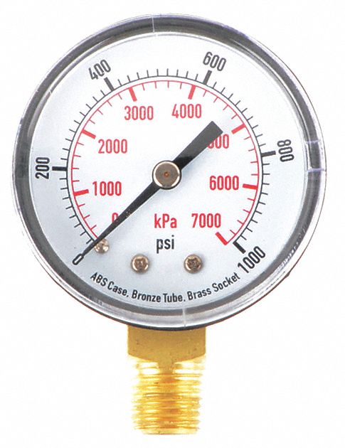 Pressure Gauge Test 2 In