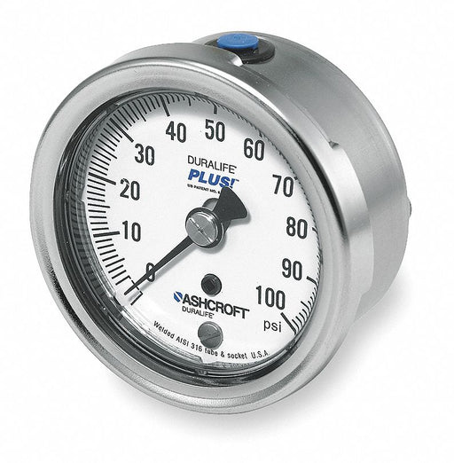 D0994 Pressure Gauge 0 to 100 psi 2-1/2In