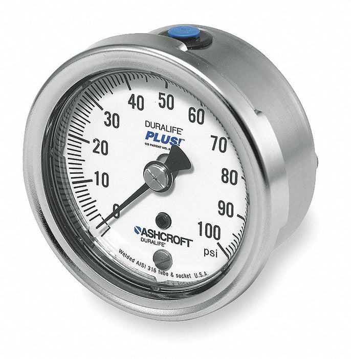 D0994 Pressure Gauge 0 to 100 psi 2-1/2In