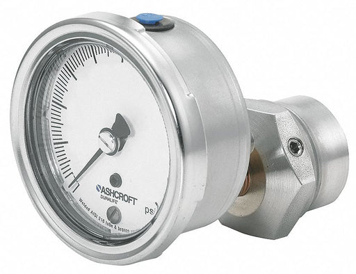 D0989 PressureGaugewithDiaphragmSeal 60psi 1PK