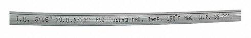 Tubing 3/16 I.D. 100 ft Clear Flexible