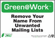 Sign Mailing Lists 7X10 Plastic