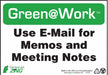 Sign Use E-Mail 7X10 Plastic