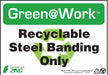 Sign Recycle Steel Banding 7X10 Plastic