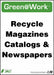 Sign Recycle Newspapers 14X10 Plastic