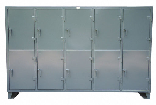 Lckr 2x5Lckr Drk Gry 78 x122 x24 Assm