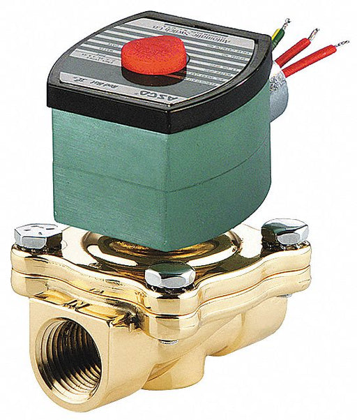 Solenoid Valve Brass NO Air Inert Gas