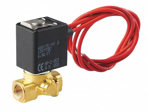 Solenoid Valve Brass NC Air Inert Gas