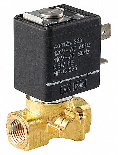 Solenoid Valve Brass Body 1/8 Pipe