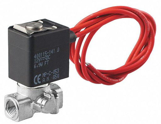 Solenoid Valve SS NC Air Inert Gas