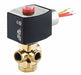 Solenoid Valve with ManualOperator Brass